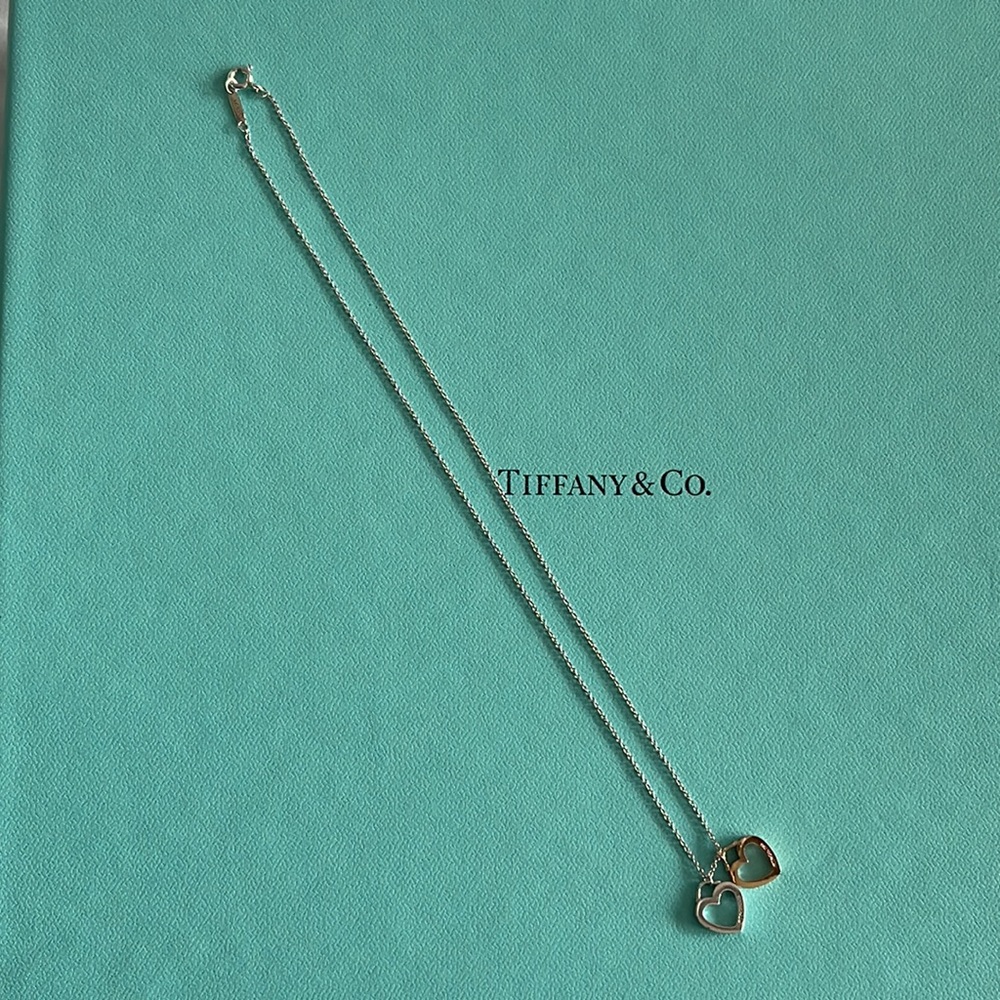 Tiffany & Co. double heart necklace - Picture 15 of 16